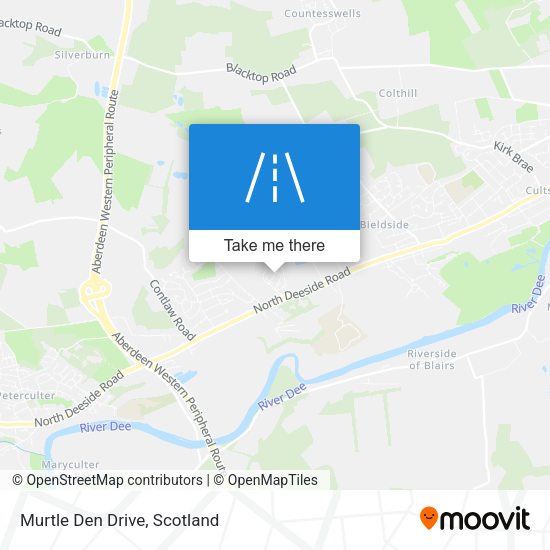 Murtle Den Drive map