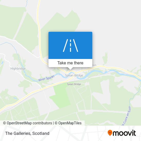 The Galleries map