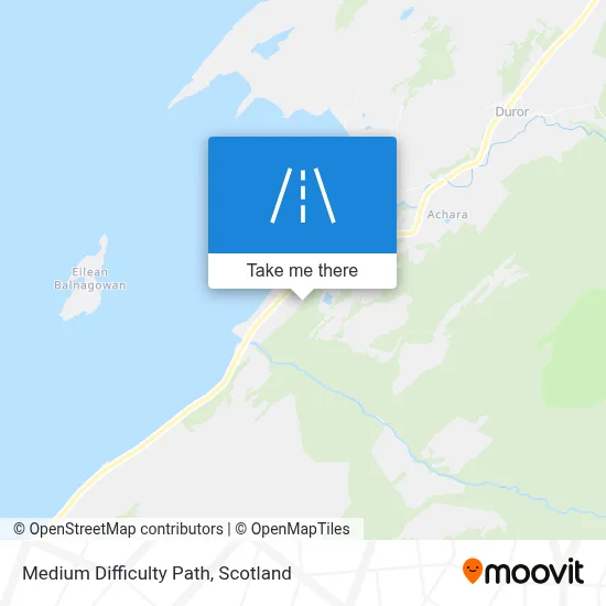 Medium Difficulty Path map