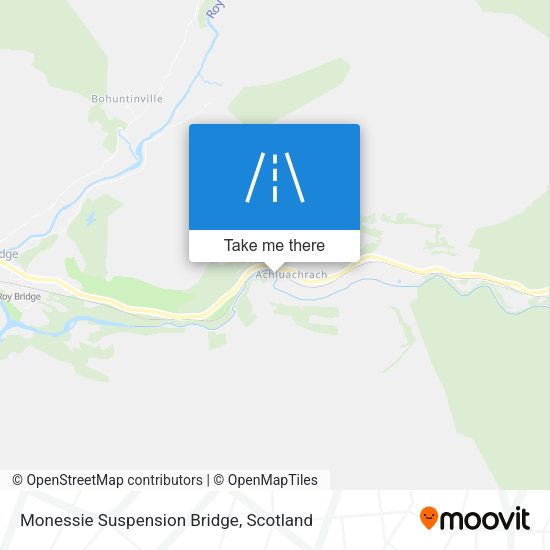 Monessie Suspension Bridge map