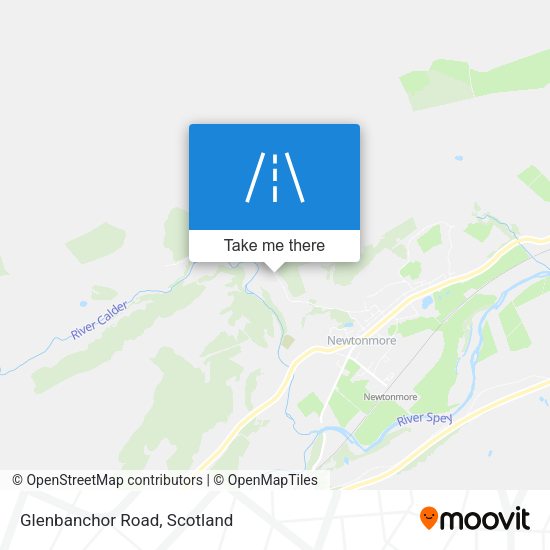 Glenbanchor Road map