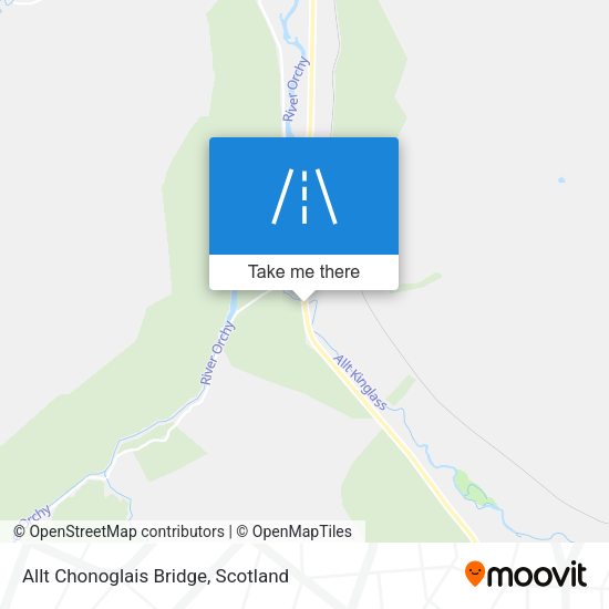 Allt Chonoglais Bridge map