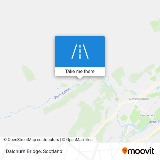 Dalchurn Bridge map