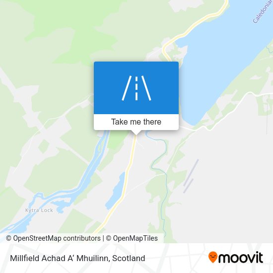 Millfield Achad A‘ Mhuilinn map