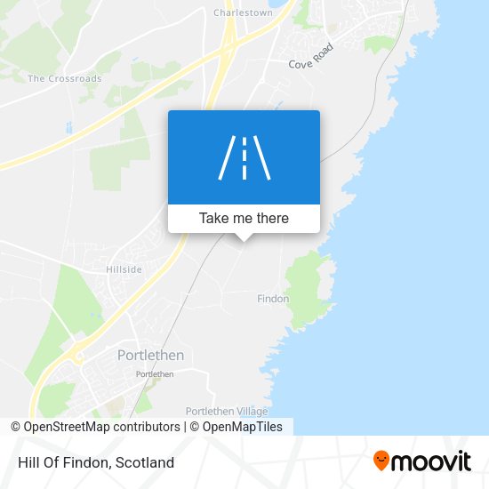 Hill Of Findon map