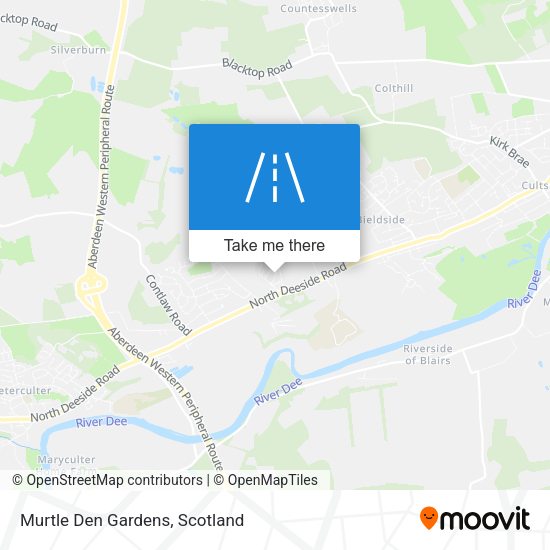 Murtle Den Gardens map