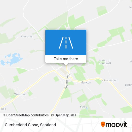 Cumberland Close map