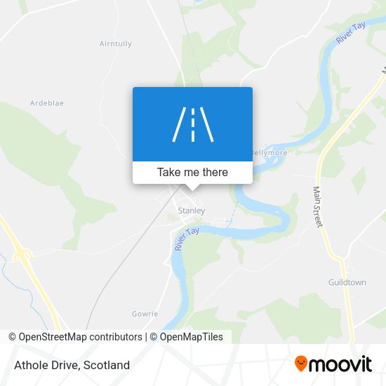 Athole Drive map
