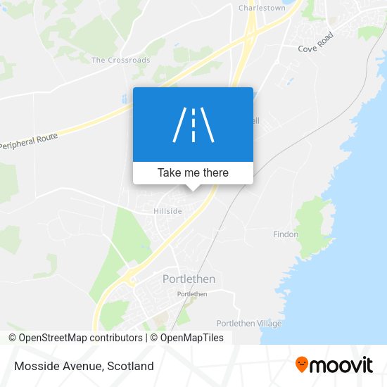 Mosside Avenue map