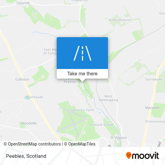 Peebles map