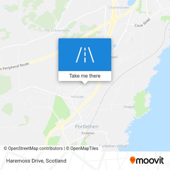 Haremoss Drive map