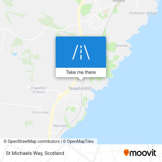 St Michaels Way map