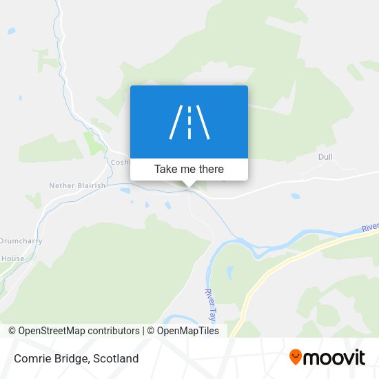 Comrie Bridge map