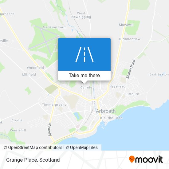 Grange Place map