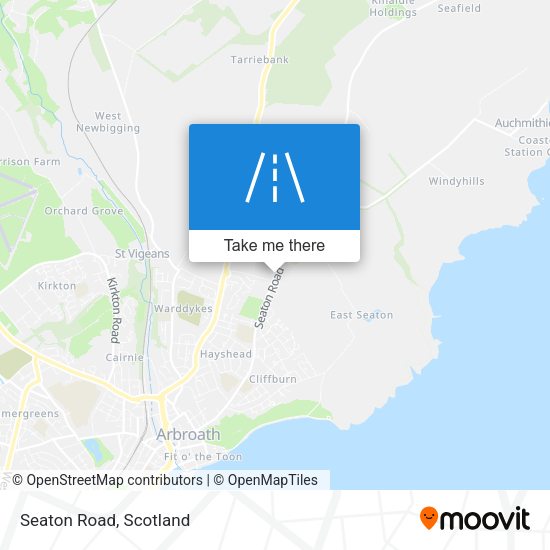 Seaton Road map