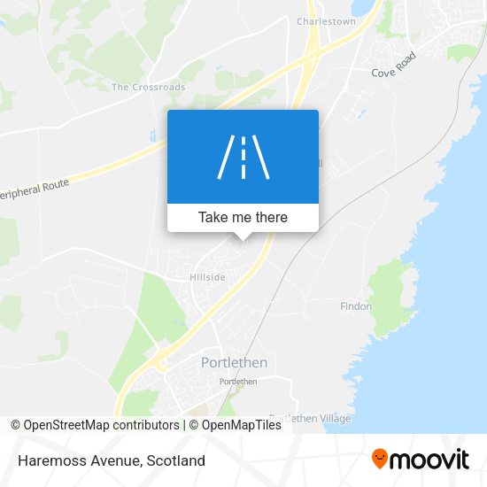 Haremoss Avenue map