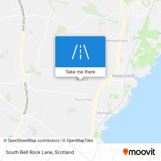 South Bell Rock Lane map