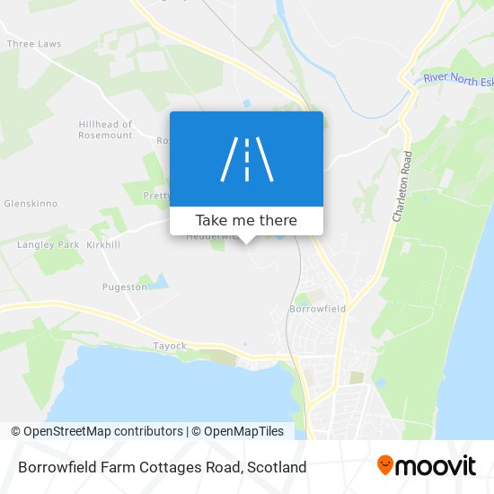 Borrowfield Farm Cottages Road map