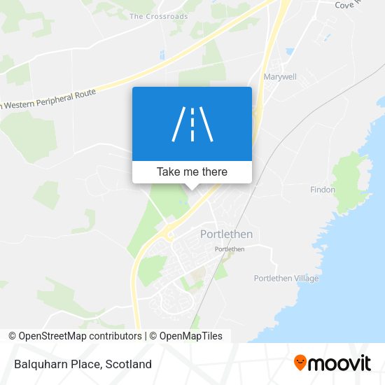 Balquharn Place map