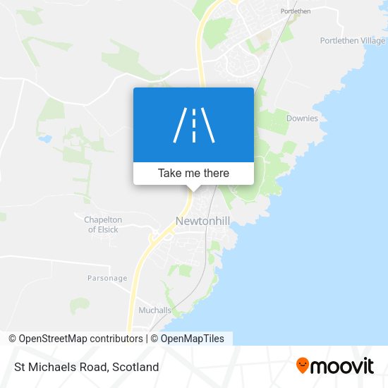 St Michaels Road map