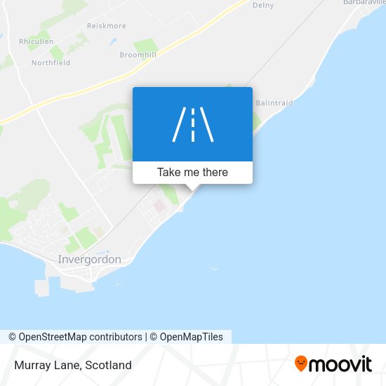 Murray Lane map