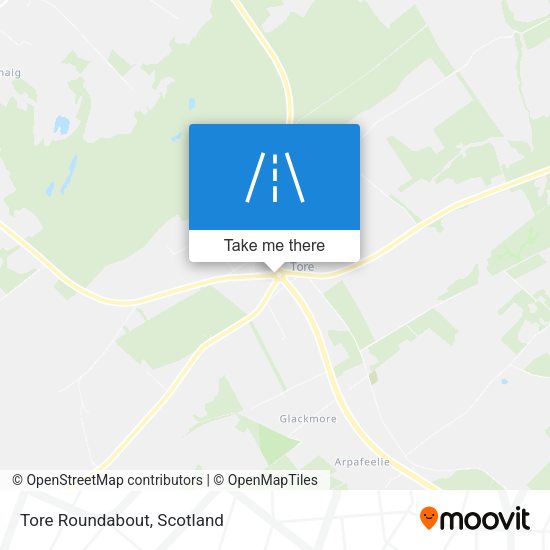 Tore Roundabout map