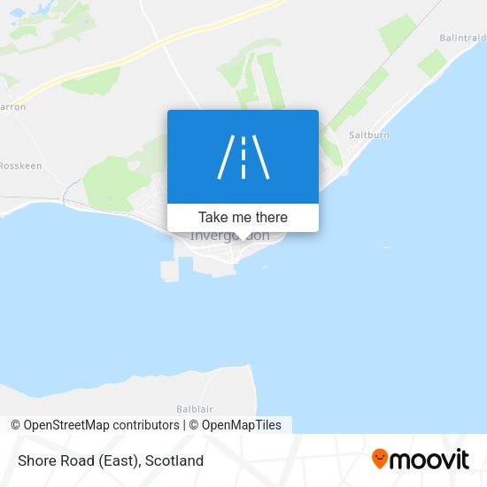 Shore Road (East) map