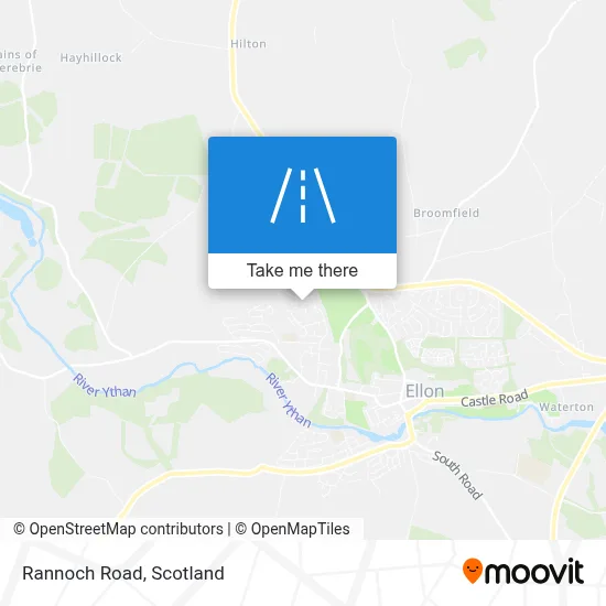 Rannoch Road map