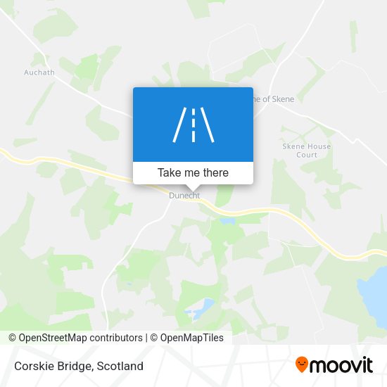 Corskie Bridge map