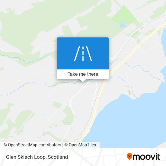 Glen Skiach Loop map