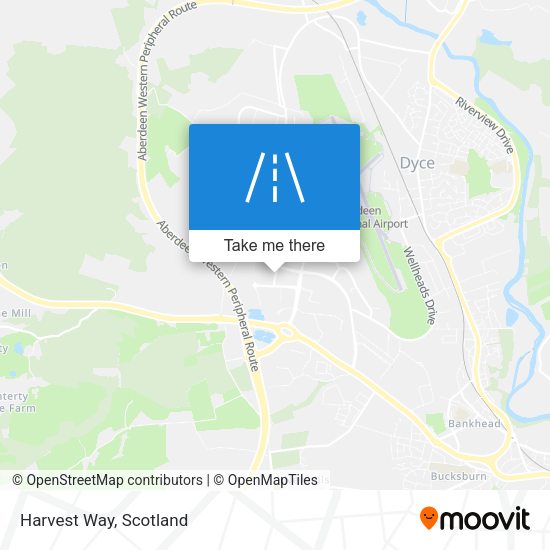 Harvest Way map