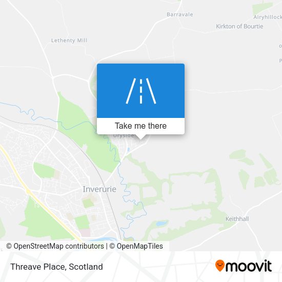 Threave Place map