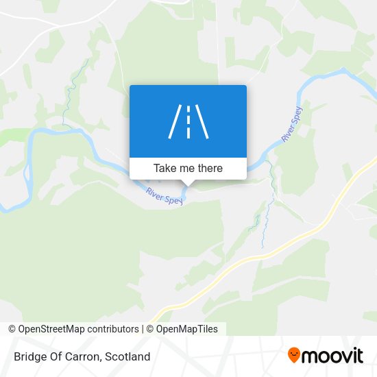 Bridge Of Carron map