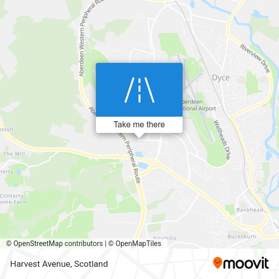 Harvest Avenue map