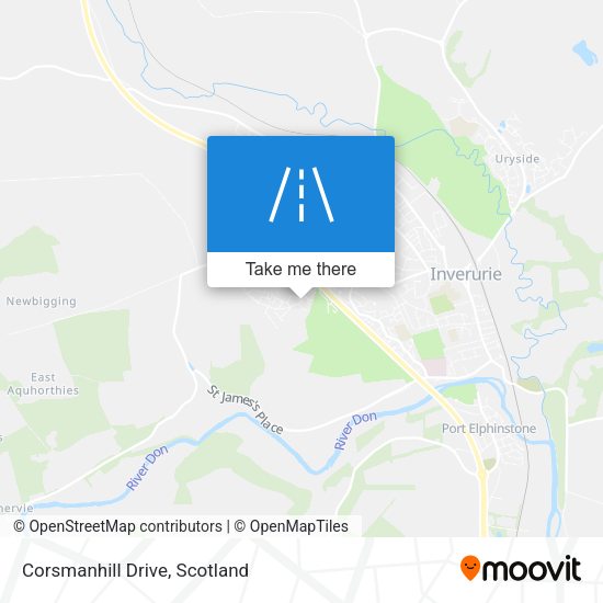 Corsmanhill Drive map