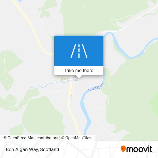 Ben Aigan Way map