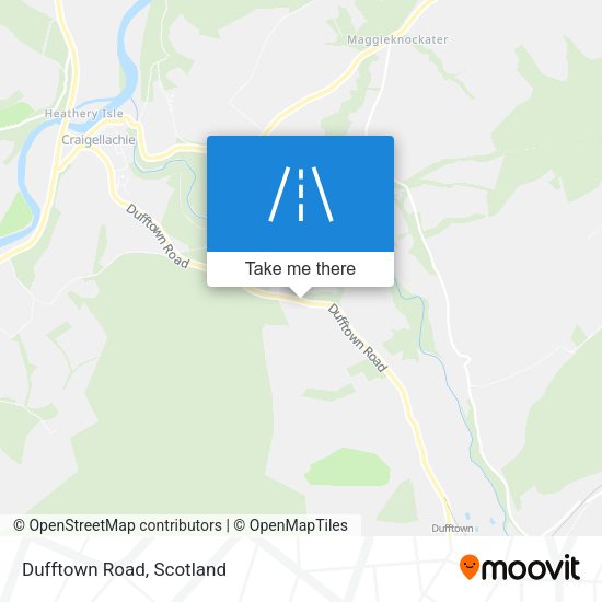 Dufftown Road map