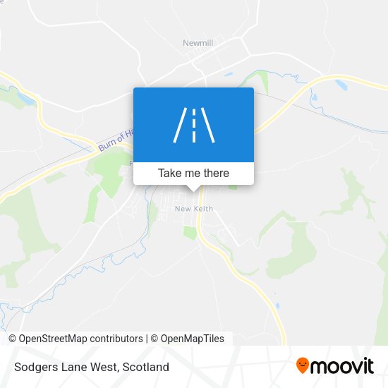 Sodgers Lane West map