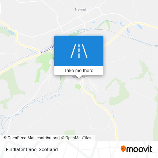 Findlater Lane map