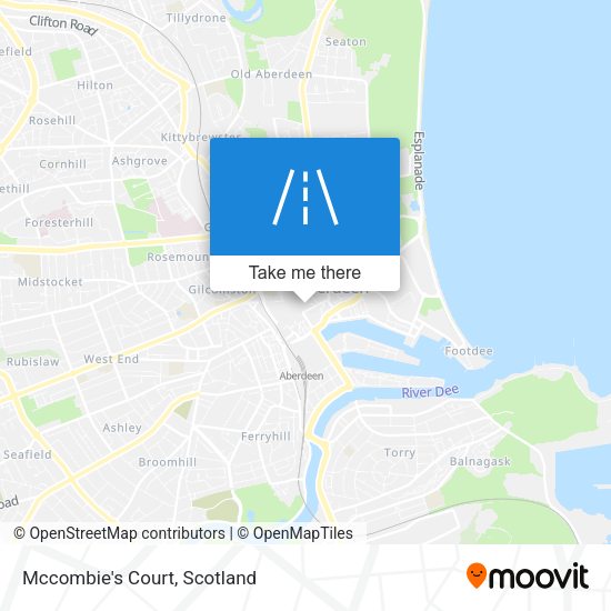 Mccombie's Court map
