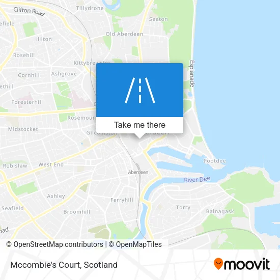 Mccombie's Court map