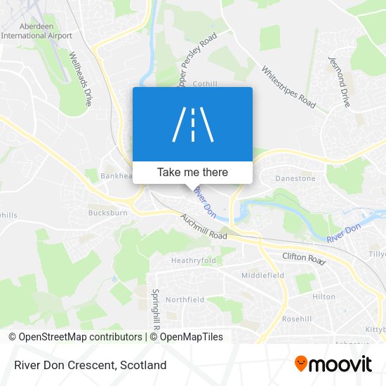 River Don Crescent map