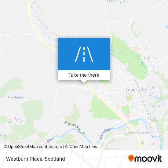 Westburn Place map