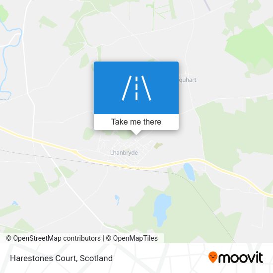 Harestones Court map