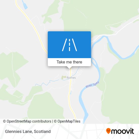 Glennies Lane map