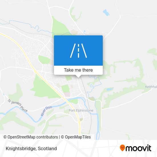 Knightsbridge map