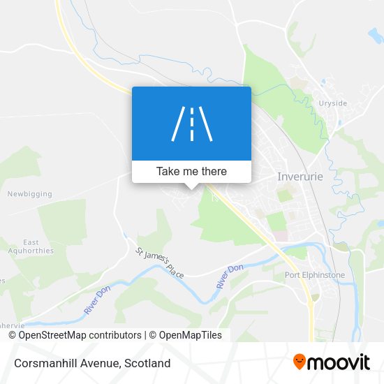 Corsmanhill Avenue map