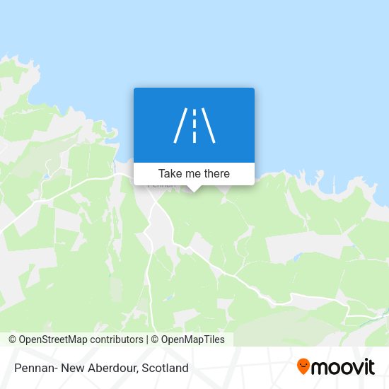 Pennan- New Aberdour map