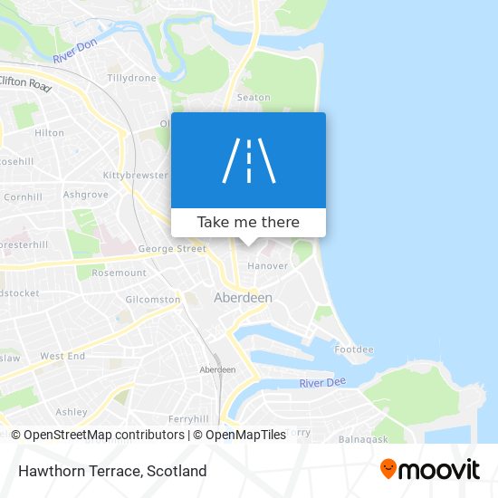 Hawthorn Terrace map