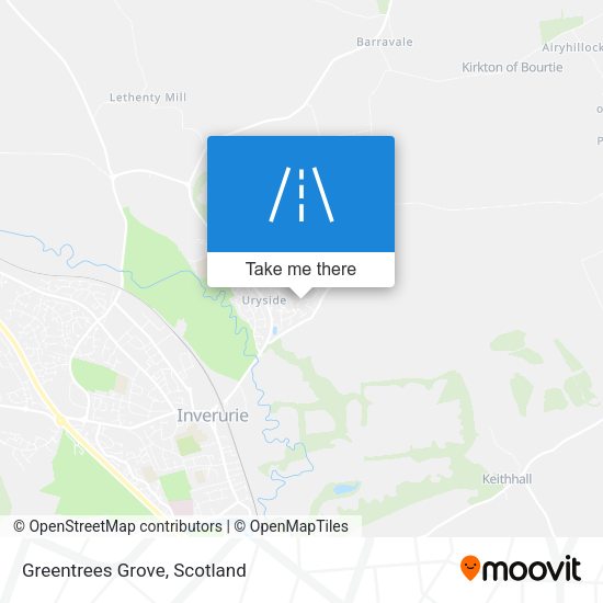 Greentrees Grove map